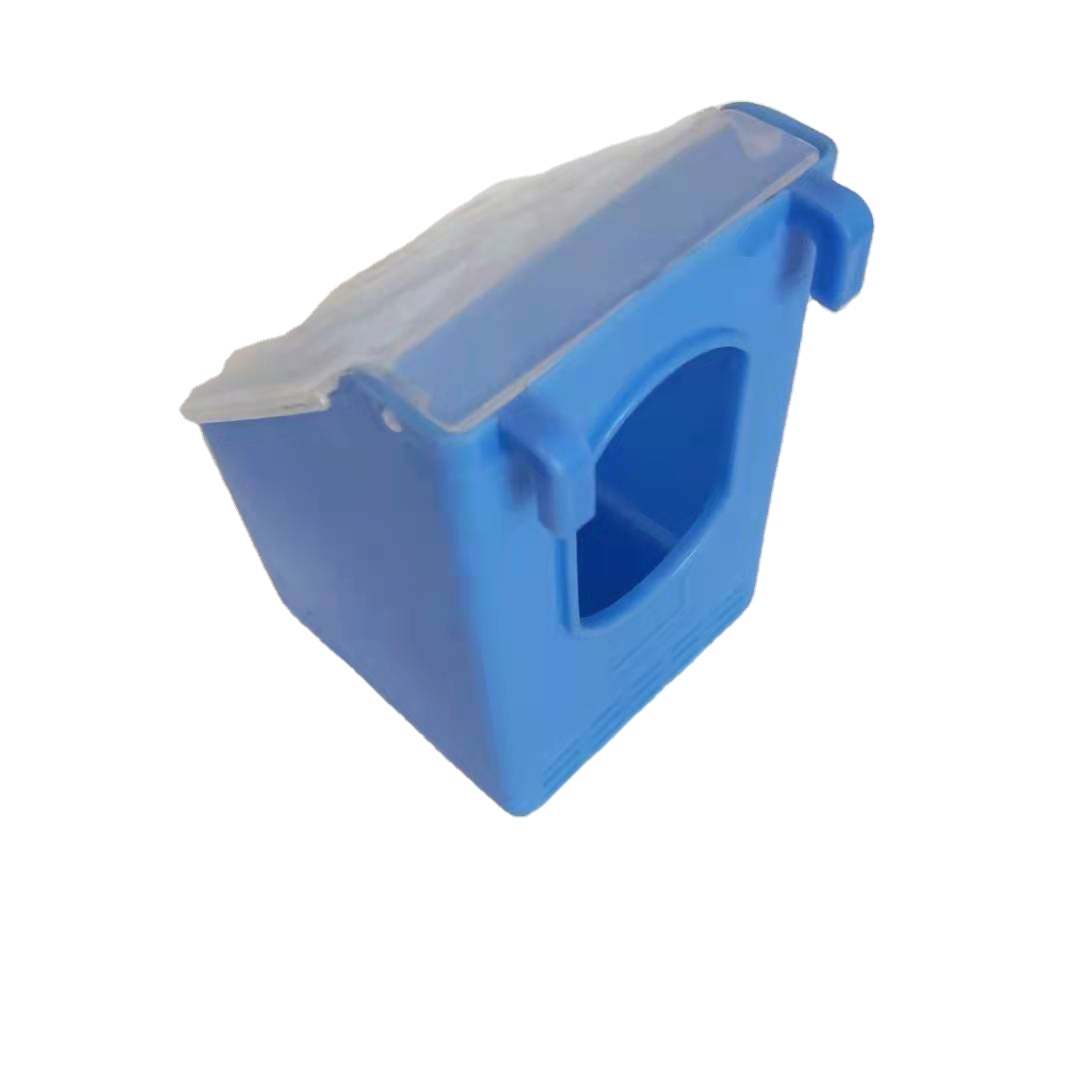 Comedero Para Aves De Plástico 1 Orificio – Ideal Para Palomas, Codornices – Montaje En Jaula Exterior (Pack De 2)