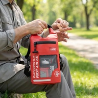 Trousse de premiers secours étanche 250 pièces, sacs étanches réfléchissants à enroulement pour bateau, sacs de survie, trousse médicale d'urgence idéale pour la navigation nautique
