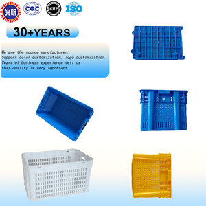Có thể gập lại hộp lưu trữ di chuyển thùng nhựa cho kho hậu cần giao thông vận tải 560x390x285 620x300x230 gấp container - Product Image 3