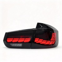 Feux arrière HETOP F31 2012-2018 Série 3 Édition Voyage, amélioration des feux arrière, éclairage LED Dragon Scale, Plug and Play pour BMW