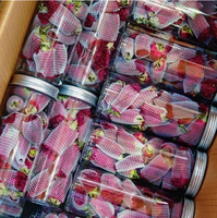 Bourgeons de roses rouges séchés naturels, bourgeons de fleurs de rose comestibles en vrac pour tisanes, vente en gros, OEM, marque privée