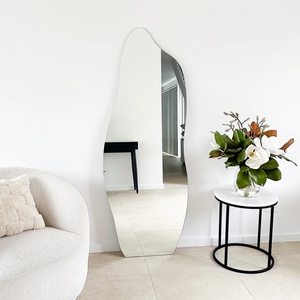 Miroir irrégulier sans cadre personnalisé pour la décoration murale, miroir décoratif avec feuille d'aluminium - Product Image 2