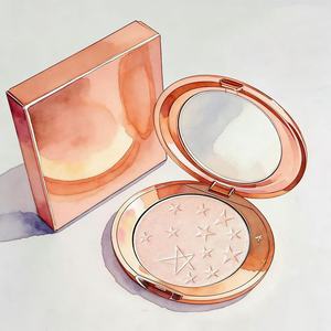 Paleta de Iluminador en Polvo Mineral Personalizada con Fórmula Vegana, Acabado Iluminador de Larga Duración, Contorno para Rostro - Product Image 3