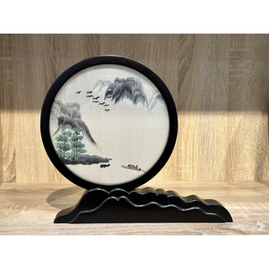 Tô Châu Handmade Thanh Lịch Chất Lượng Cao Lụa Cross Stitch Máy Tính Để Bàn Trang Trí Hai Mặt Thêu Có Tính năng Động Vật Cho Nhà - Product Image 2