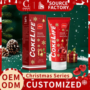CokeLife 510K Christmas Custom Lubricant 200ML Water Based Fruit Flavor Intimate Glide Smooth <strong>Silicone</strong> <strong>Lube</strong> for Adult Intimate - Product Image 2