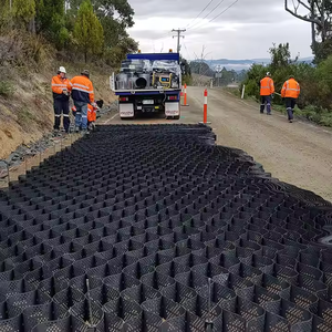 Géocell en plastique alvéolé pour stabilisation de sol en béton, grille de <span class=keywords><strong>gravier</strong></span>, pavé routier, <span class=keywords><strong>stabilisateur</strong></span> de géocell pour allée, prix du géocell - Product Image 5