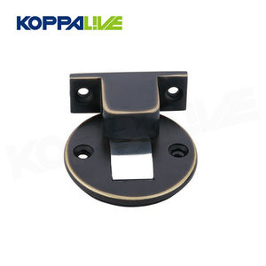 Arrêt de porte noir au sol de luxe Koppalive Arrêt de porte <span class=keywords><strong>magnétique</strong></span> invisible en laiton pour hôtel - Product Image 6
