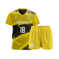 Maillots de football de Barcelone en polyester respirant à haute performance, personnalisables (OEM) pour l'entraînement en club de fitness