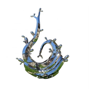 Fusione <span class=keywords><strong>di</strong></span> metallo scultura in acciaio inossidabile cervo che scompare con stampa digitale Design unico - Product Image 5