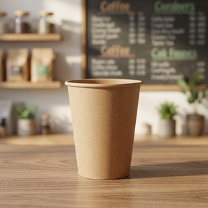 Gobelets en papier écologiques jetables pour hôtels, complexes hôteliers, chambres d'hôtes, buffets de petit-déjeuner, salons au bord de la piscine, restauration, boissons - Product Image 1