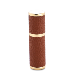 Leather Perfume Bottle High-end Leather Perfume Spray Bottle 10ml 5ml Portable Perfume Atomizer Custom Logo Luxury Glass Spray Bottle