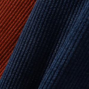 Chemise pour homme en velours côtelé épais avec poche et broderie de logo OEM à manches longues avec capuche - Product Image 4