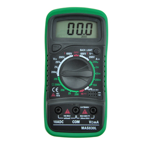 Multimètre numérique XL830L, multitesteur, ampèremètre, testeur de tension portable, modèle économique MAS830L - Product Image 2