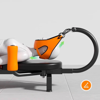 Lit de traction cervicale et lombaire à hauteur réglable manuellement, banc et support pour usage domestique avec cadre en acier