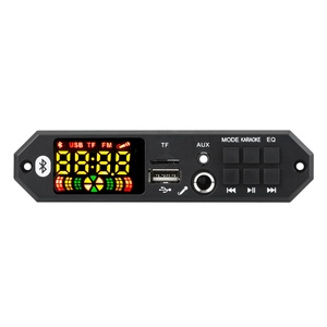 Hỗ Trợ Microphone <span class=keywords><strong>Karaoke</strong></span> 2*40W 12V Khuếch Đại Công Suất Màn Hình Màu Với Ghi Âm Cuộc Gọi Bo Mạch Chủ <span class=keywords><strong>Bluetooth</strong></span> MP3 Giải Mã Hội Đồng Quản Trị - Product Image 3