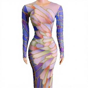 Vestidos de Fiesta de Cumpleaños para Niñas, de Gasa Floral, Asimétricos, de Diseño de Lujo, con Apliques Bordados, Largos hasta la Pantorrilla, para Ocasiones Especiales - Product Image 2