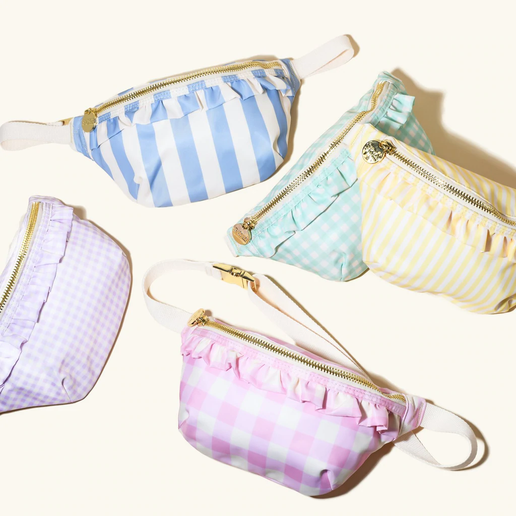 Оптовая продажа, женская сумочка на пояс с оборками для девичника, дизайнерская нейлоновая забавная сумка