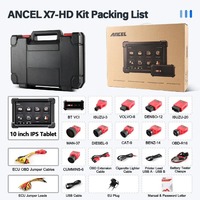 Escáner para Camiones de Trabajo Pesado ANCEL X7 HD 2026, 24V, Sistema Completo, Reinicio de EPB, ABS, Aceite, SAS, D-P-F, TPMS, Codificación de ECU, Herramienta de Diagnóstico OBD2