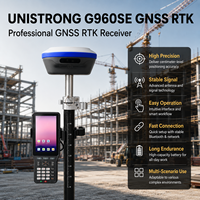Instrumento de Topografía GPS RTK Unistrong G960SE, Receptor GNSS con Visualización para Posicionamiento Satelital en Ingeniería