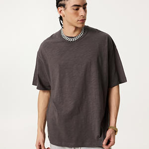 Camisetas de Verano para Hombre, 100% Algodón, Color Sólido, Transpirables, Estilo Hip Hop, Casuales, Básicas, Manga Corta, Corte Regular, Ligeras y Cómodas - Product Image 2