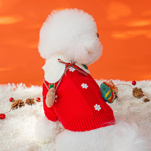 <span class=keywords><strong>Pull</strong></span> moderne festif mignon pour animaux <span class=keywords><strong>de</strong></span> compagnie avec motifs <span class=keywords><strong>de</strong></span> Noël chauds pour les rassemblements <span class=keywords><strong>de</strong></span> vacances d'animaux <span class=keywords><strong>et</strong></span> les célébrations intérieures Style décoratif - Product Image 3