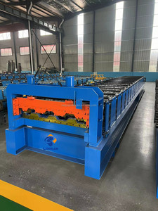 <strong>Cheap</strong> and High Quality Factory Customization Metal Steel Structure 1020 Floor Decking Roll Forming Machine - Product Image 2