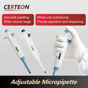 Micropipette manuelle 0 1 à 2 <span class=keywords><strong>5</strong></span>μ<span class=keywords><strong>L</strong></span> 1000 à 5000μ<span class=keywords><strong>L</strong></span> 2 à 10 ml outil de laboratoire haute précision - Product Image 2