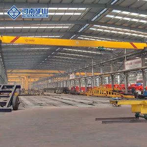 15t Movable Electric Single Girder Overhead Travelling Crane with Span of 16.5 Meters