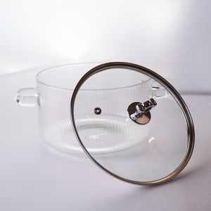 Heavy Duty Glass <b>Saucepan</b> with Lid for Soup and Milk Bulk Deal for Hospitality & Gift Industry for Cooking Pot - Product Image 6