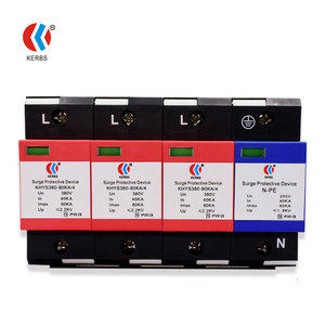 Kerbs อุปกรณ์ป้องกันไฟกระชาก KHYS380-80KA/4 380V 80kA คลาส B 4P SPD สำหรับระบบไฟฟ้า - Product Image 4