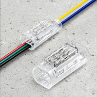 Connecteur de faisceau de câbles en ligne 2-6 ports, terminaux de connexion à sertir prêts pour capteurs industriels - Automatisation fiable, alimentation PLC, PC
