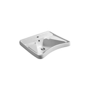 Lavabo Ovalado Moderno de Mármol para Personas Mayores, Mueble con Lavabo para Uso en Hoteles, Diseño de Vidrio - Product Image 1