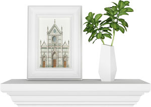 Estante flotante de <span class=keywords><strong>pared</strong></span> <span class=keywords><strong>blanca</strong></span> para sala de estar, armario de almacenamiento, estante para pistola de ocultación con puerta trampa <span class=keywords><strong>oculta</strong></span> con cerradura RFID - Product Image 6