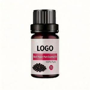 Aceite Esencial de <span class=keywords><strong>Pimienta</strong></span> <span class=keywords><strong>Negra</strong></span> 100% Puro y Natural de Alta Calidad al por Mayor, 10 ml, Destilado al Vapor, para Todo Tipo de Piel, para Aromaterapia - Product Image 1