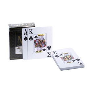 agua jugando a <span class=keywords><strong>las</strong></span> cartas de Pvc negro magia cartas de Poker Blackjack para juegos de la familia <span class=keywords><strong>Camping</strong></span> al aire libre - Product Image 2