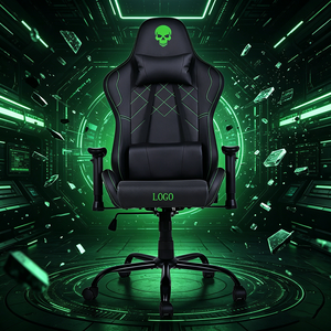Silla <span class=keywords><strong>Gamer</strong></span> Ejecutiva Ajustable de Cuero Negro para Oficina, Silla Giratoria Reclinable para Niños, Muebles de Oficina de Alemania - Product Image 5