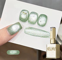 XEIJAYI Flash UV Gel Nagellak Resin Kattenoog Effect met Guava, Blauwe Bes en Dragon Fruit Kleuren, Langdurig