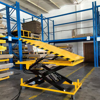 Plateforme élévatrice à ciseaux fixe homologuée CE, table élévatrice hydraulique pour entrepôt et usine