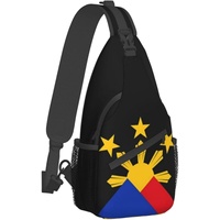 Sac à bandoulière avec drapeau des Philippines, sac à dos patriotique de grande capacité, sac à dos de voyage et de randonnée, sac à bandoulière pour hommes et femmes, personnalisé