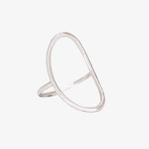 Anello geometrico in acciaio inossidabile, moderno, unisex, gioiello alla moda, regalo, design semplice per donna e uomo - Product Image 4