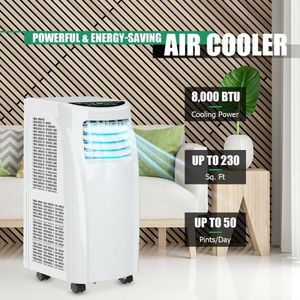 Aire Acondicionado Portátil de 8,000 BTU con Frecuencia Variable, Modo de Sueño y Función Deshumidificadora para Uso en Hoteles - Product Image 3