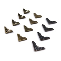 Protecteur d'Angle Décoratif pour Livre Album Photo Menu Scrapbooking Bloc-Notes Sac Dossier Laiton Antique Bronze Métal