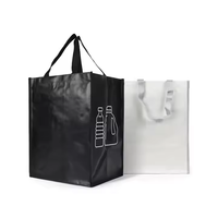 Bolsa de compras tejida de PP laminada personalizada con asa Bolsa de PP de producto ecológico Premium