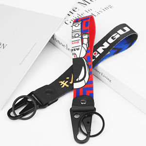 Dragonne de sécurité pour poignet avec logo personnalisé brodé pour clé de voiture et porte-clés - Product Image 2