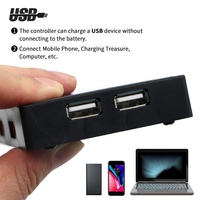 Contrôleur solaire flexible pliable DOKIO pour batterie 12V, contrôleur solaire USB 10A/20A