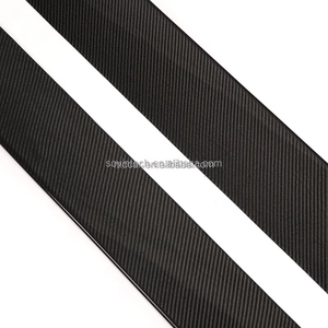 Jupe latérale de pièces de voiture en Fiber de carbone sèche d'ajustement de préfet pour <span class=keywords><strong>Audi</strong></span> A6 <span class=keywords><strong>S6</strong></span> 2019-22 pare-chocs de voiture panneaux à bascule - Product Image 4