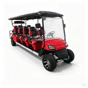 Carrito de Golf Eléctrico de 10 Plazas, Buggy Utilitario con Toldo, Vehículo de Transporte para Pasajeros en Resorts - Product Image 1
