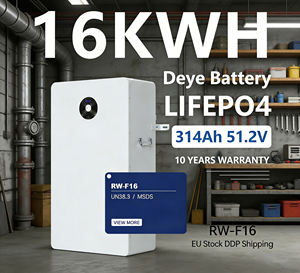 Deye-Sistema Solar Híbrido LiFePO4 ESS, Solución de Almacenamiento de Energía Doméstica, Bajo Voltaje IP65, Disponibilidad EN LA UE, Sistema de Energía Solar LiFePO4, - Product Image 1