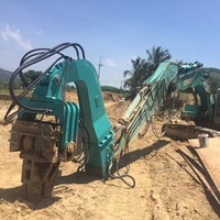 Martillo Hidráulico de Alta Eficiencia TDC para Excavadoras de 20-30 Toneladas Hitachi ZX200-ZX270, para Cimentación de Postes y Estacas, Marca China Parker Vibro