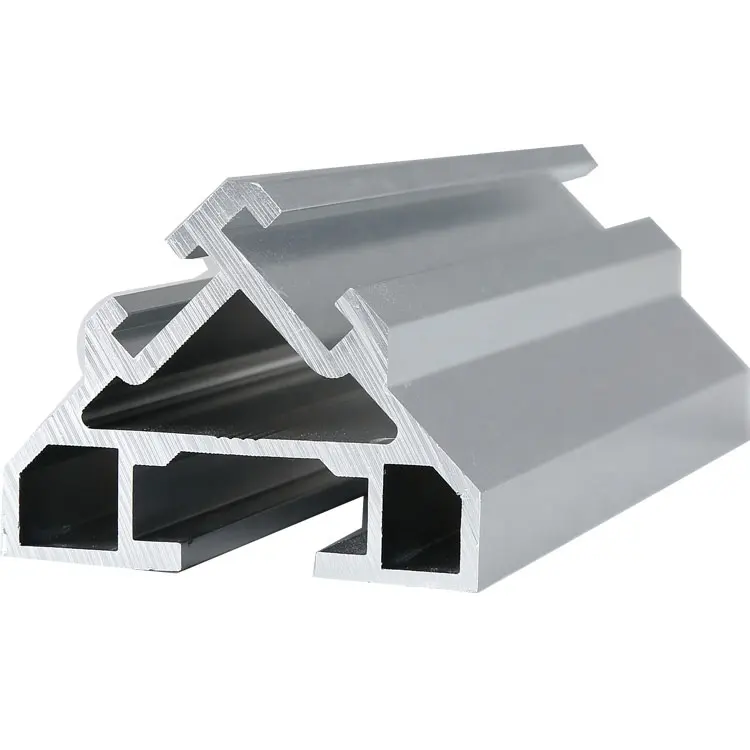 Perfil de extrusión de aluminio industrial anodizado personalizado 6005 T5 Barra de aluminio 6060 CNC Aluminio de grado 6061